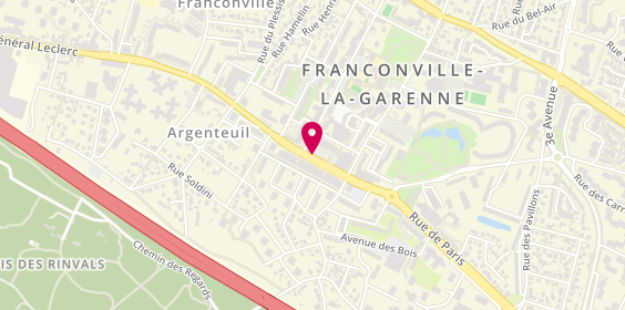 Plan de Pharmacie Guignon Berthier, 108 Rue du Général Leclerc, 95130 Franconville