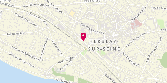 Plan de Pharmacie de la Gare, 4 Boulevard Oscar Thévenin, 95220 Herblay-sur-Seine