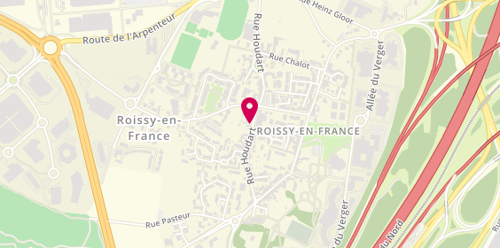 Plan de Pharmacie Bonassoli, 25 Rue Houdart, 95700 Roissy-en-France