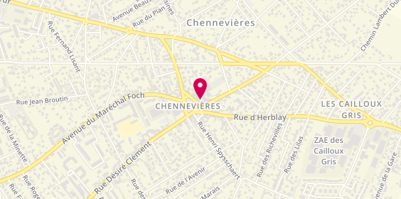 Plan de Pharmacie de Chennevières, Place de la Liberte, 78700 Conflans-Sainte-Honorine