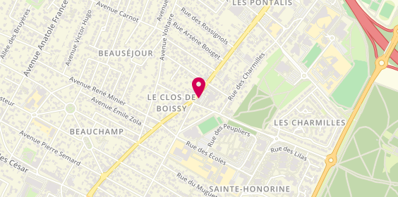 Plan de Pharmacie de la Plaine, 221 Rue d'Herblay, 95150 Taverny