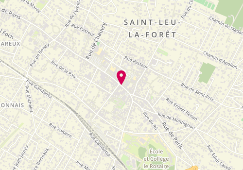 Plan de Leader Sante, 26 Rue du Général Leclerc, 95320 Saint-Leu-la-Forêt