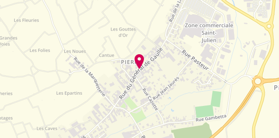 Plan de Pharmacie de Pierry, 51 Rue General de Gaulle, 51530 Pierry