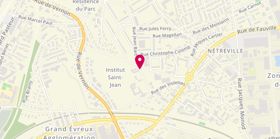 Plan de Pharmacie des Capucines, Centre Commercial des Peupliers
Rue Jean Bart, 27000 Évreux