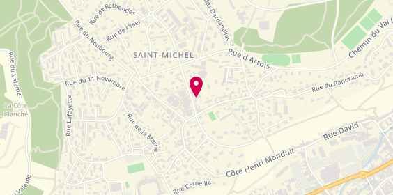 Plan de Pharmacie & Orthopedie Saint Michel, 14 Rue de Sacquenville, 27000 Évreux