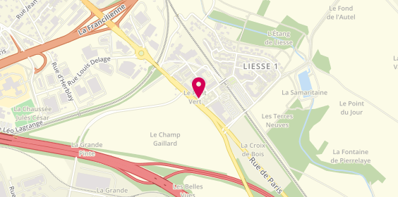 Plan de Pharmacie du Val de Liesse, 24 Rue du Champ Gaillard, 95310 Saint-Ouen-l'Aumône