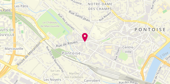 Plan de Pharmacie Notre Dame, 35 Place Notre Dame, 95300 Pontoise