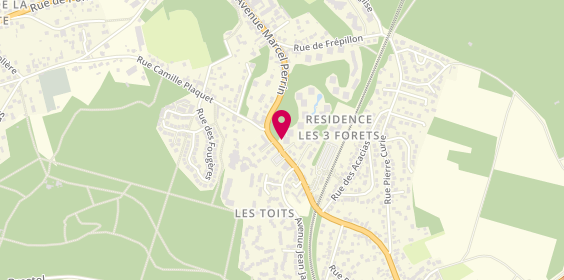 Plan de ️ PHARMACIE DE LA GARE, 69 avenue Marcel Perrin, 95540 Méry-sur-Oise