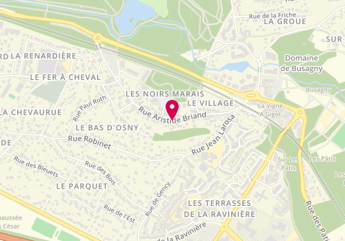 Plan de Pharmacie Guiot, 37 Rue Aristide Briand, 95520 Osny