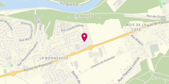 Plan de Pharmacie des Jardins de Bonneville, Rue de Pontoise, 95540 Méry-sur-Oise