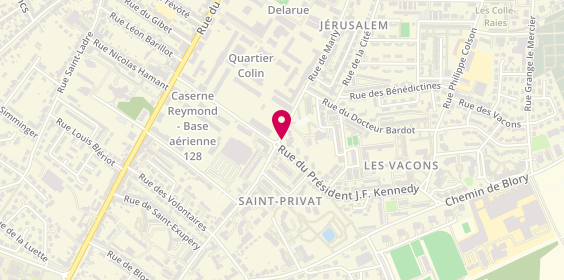Plan de Pharmacie Dally, 104 Rue de Marly, 57950 Montigny-lès-Metz
