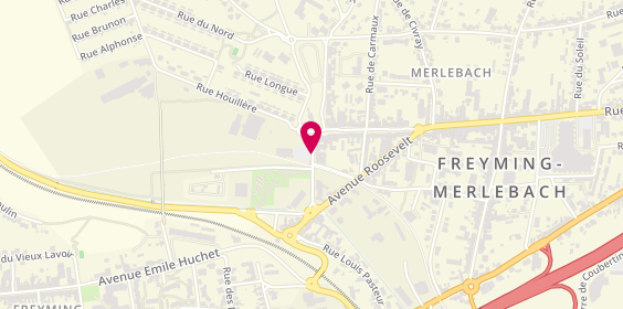 Plan de La Pharmacie du Phenix, 43 Rue du Casino, 57800 Freyming-Merlebach