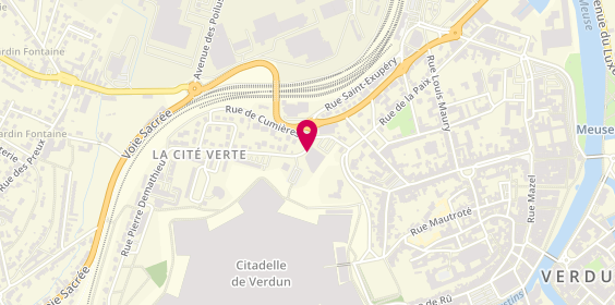 Plan de Pharmacie Porte de France, 82 Rue Pierre Demathieu, 55100 Verdun