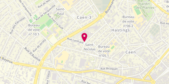 Plan de Doctipharma, Centre Commercial Leclerc Case N 4
24 Rue Lanfranc, 14000 Caen