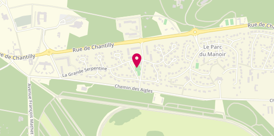 Plan de Pharmacie des Aigles, 28 Rue Grande Serpentine, 60270 Gouvieux