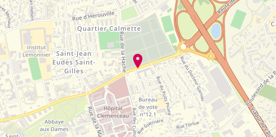 Plan de Pharmacie Clémenceau, 32 Avenue G Clemenceau, 14000 Caen