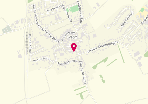 Plan de Pharmacie des Villages, 13 Bis Rue Pasteur, 57640 Vigy