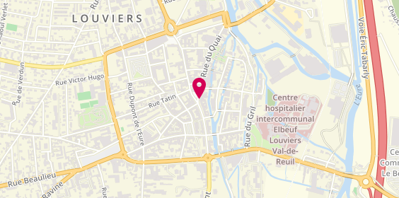 Plan de Pharmacie du Parvis, Place du Parvis Notre Dame
48-50 Rue du Maréchal Foch, 27400 Louviers