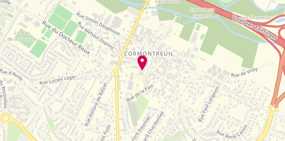 Plan de Pharmacie Michel Stephane, 4 Place du General de Gaulle, 51350 Cormontreuil