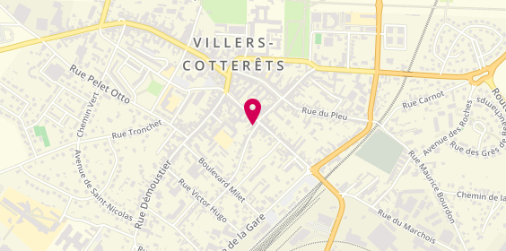 Plan de Pharmacie Ducat, 28 Rue Alexandre Dumas, 02600 Villers-Cotterêts