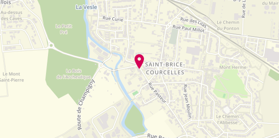 Plan de Pharmacie de la Place, 13 Rue de Houdan, 51370 Saint-Brice-Courcelles