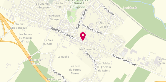 Plan de Pharmacie de l'Alliance, Route Nationale 31, 51140 Jonchery-sur-Vesle