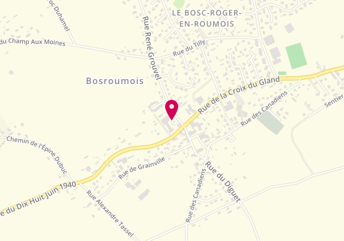 Plan de Pharmacie Roumois, Place Roumois, 27670 Le Bosc-Roger-en-Roumois