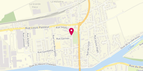 Plan de Pharmacie Babaut, 53 Rue du Chancelier Guérin, 60700 Pont-Sainte-Maxence