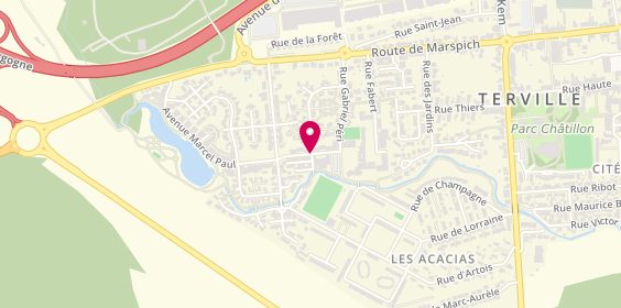 Plan de Pharmacie des Écoles, 10 Avenue de Gaulle, 57180 Terville