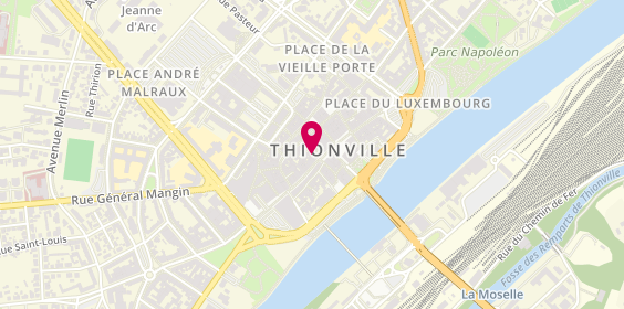 Plan de Pharmacie Lafayette des Arcades, 5 Rue de Paris, 57100 Thionville