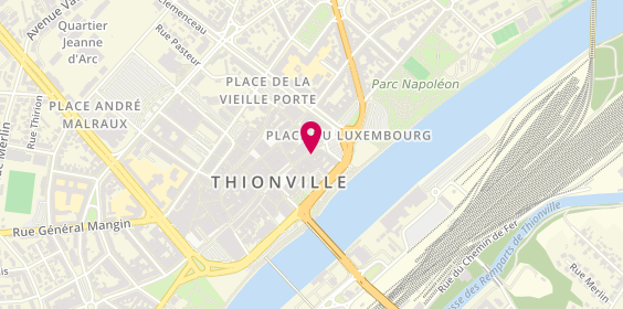 Plan de La Pharmacie de l'Aigle, 19 Rue du Luxembourg, 57100 Thionville