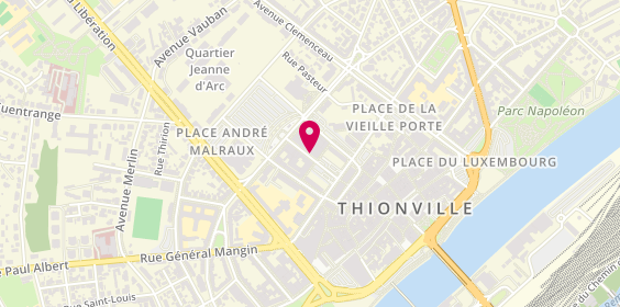 Plan de Pharmacie du Lion, 10 Rue Saint-Nicolas, 57100 Thionville