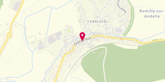 Plan de Pharmacie de Charleval, 44 Grande Rue, 27380 Charleval