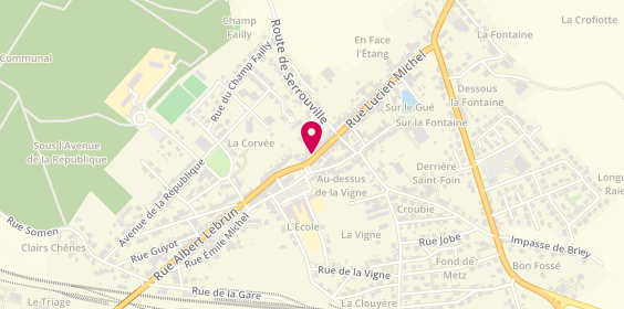 Plan de Pharmacie de la Source, 5 Rue Lucien Michel, 54560 Audun-le-Roman