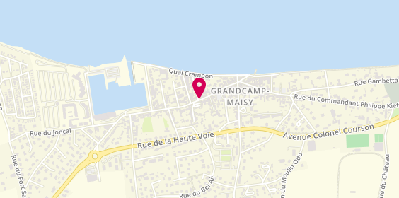 Plan de Pharmacie Besnard, 72 Rue Aristide Briand, 14450 Grandcamp-Maisy