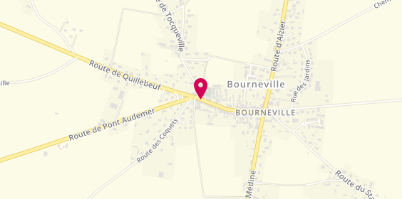 Plan de Pharmacie de Bourneville, 47 Rue Grande Rue, 27500 Bourneville-Sainte-Croix