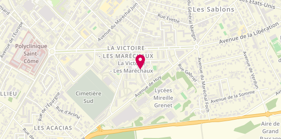 Plan de Pharmacie de la Victoire, C.commercial de la Victoire
14 Rue de Normandie, 60200 Compiègne