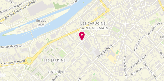 Plan de Leader Sante, 68 Rue Notre Dame de Bon Secours, 60200 Compiègne