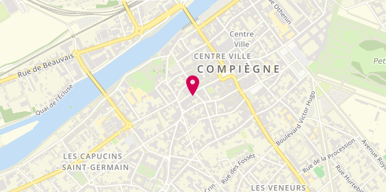 Plan de Pharmacie Parmentier, 31 Rue Saint-Corneille, 60200 Compiègne