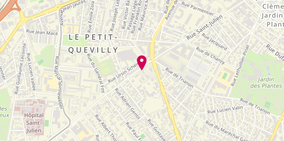 Plan de Pharmacie des Chartreux, 3 Boulevard Charles de Gaulle, 76140 Le Petit-Quevilly