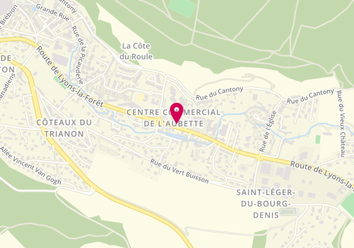 Plan de Pharmacie du Bourg Denis, 967 Route de Lyons, 76160 Saint-Léger-du-Bourg-Denis