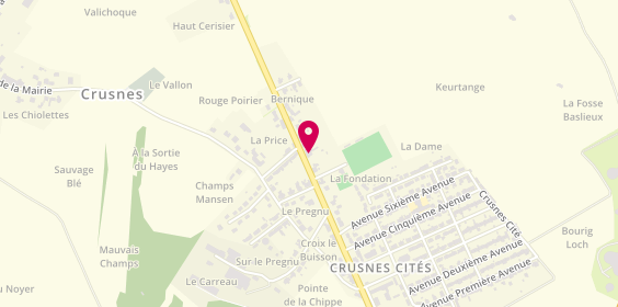 Plan de Pharmacie de Crusnes, 16 Route Nationale, 54680 Crusnes