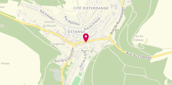 Plan de Pharmacie d'Ottange Nondkeil, 13 Rue Principale, 57840 Ottange