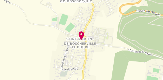 Plan de Pharmacie de l'Abbaye, 5 place de l'Abbaye, 76840 Saint-Martin-de-Boscherville