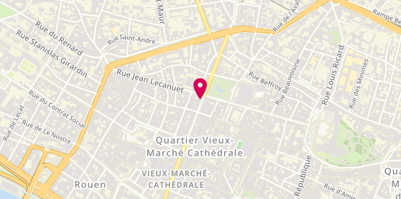 Plan de Pharmacie du Square Verdrel, 63 Rue Jeanne d'Arc, 76000 Rouen