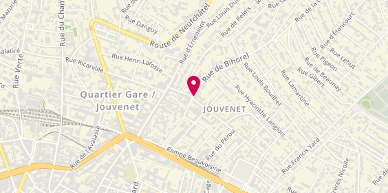 Plan de Pharmacie Jouvenet, 26 Rue de Bihorel, 76000 Rouen