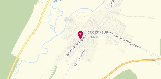 Plan de Pharmacie de Croisy, 42 Route de la Capelle, 76780 Croisy-sur-Andelle