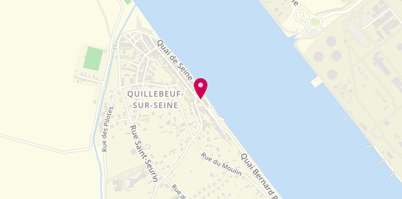 Plan de Pharmacie PESQUET Marc, 84 Quai de Seine, 27680 Quillebeuf-sur-Seine