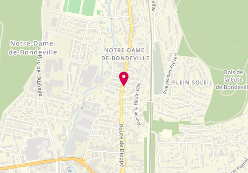 Plan de Pharmacie du Bac, 92 Route de Dieppe, 76960 Notre-Dame-de-Bondeville