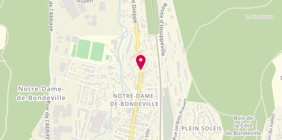 Plan de Alphega Pharmacie, 230 Route de Dieppe, 76960 Notre-Dame-de-Bondeville
